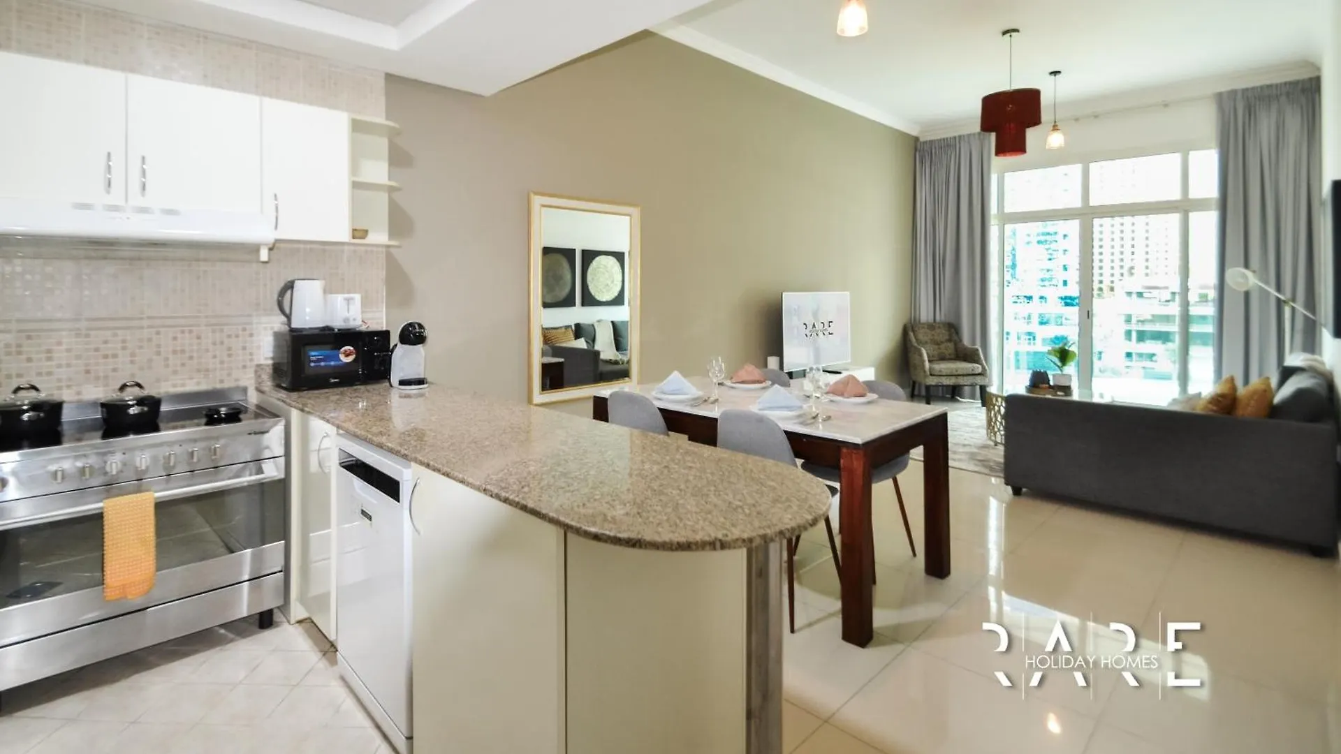 Rare Holiday Homes - Next To Marina Mall - Harbour View - The Atlantic Tower - R306 - Dubai Marina Apartment
