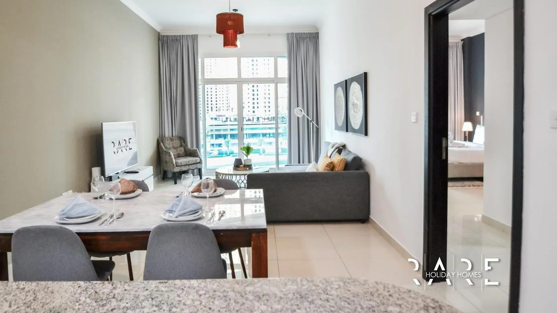 Apartment Rare Holiday Homes - Next To Marina Mall - Harbour View - The Atlantic Tower - R306 - Dubai Marina